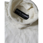 Dolce & Gabbana Off White Wool Turtle Neck Pullover Sweater TSH851974-50