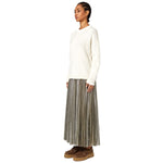 Alpha Studio White Recycled Wool Women Sweater AL-13837-IT44|L