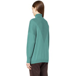Alpha Studio Green Silk Sweater AL-13843-IT38|XS