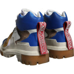 Dolce & Gabbana Multicolor Leather Trekking Sneakers Boots Shoes MV5045-40