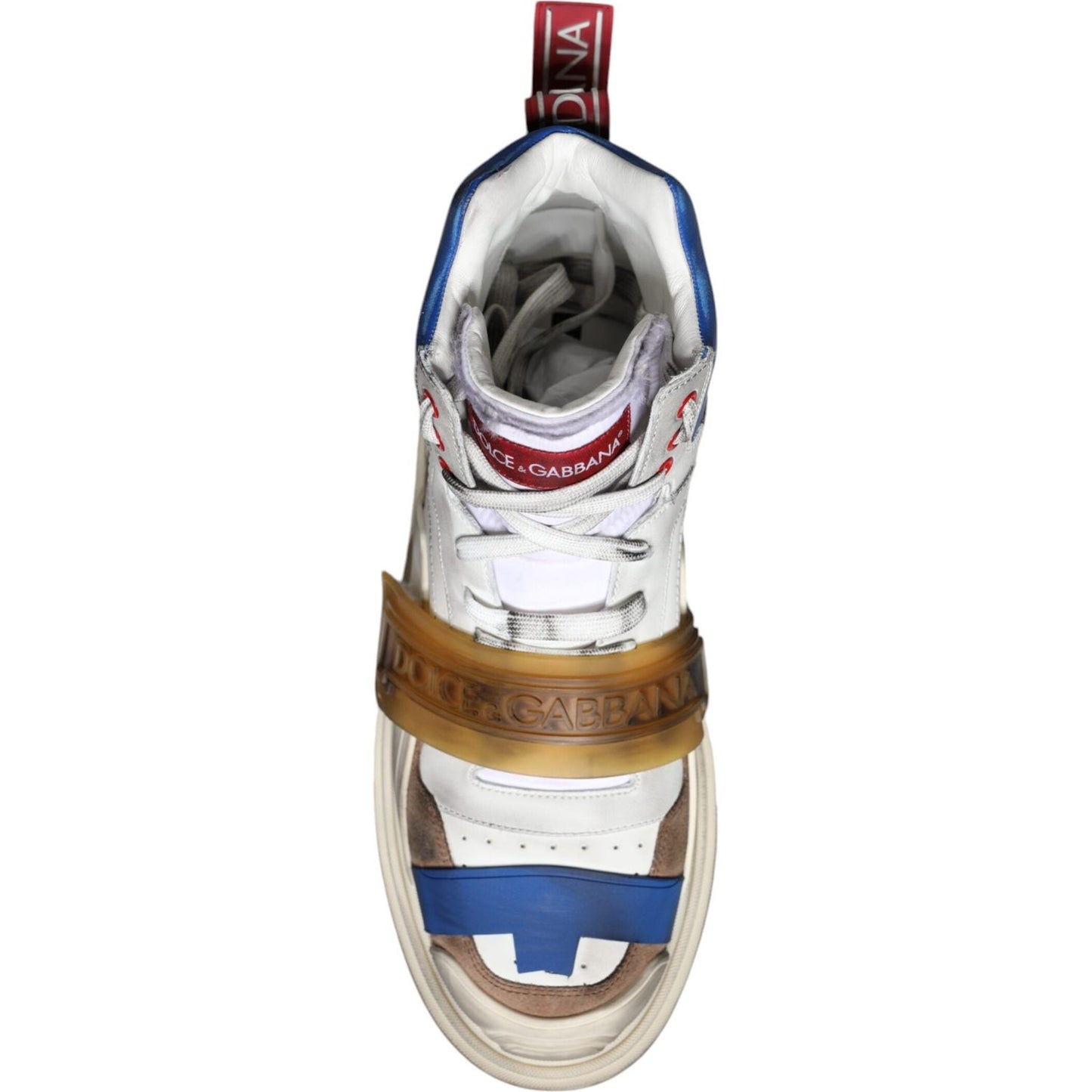 Dolce & Gabbana Multicolor Leather Trekking Sneakers Boots Shoes MV5045-40