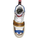 Dolce & Gabbana Multicolor Leather Trekking Sneakers Boots Shoes MV5045-40