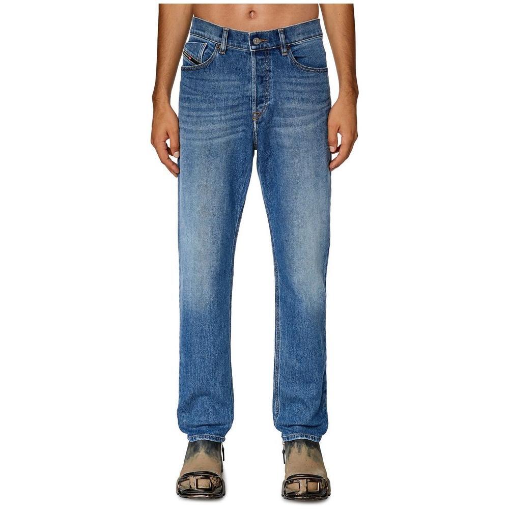 Diesel Blue Cotton Jeans & Pant DI-14079-W30