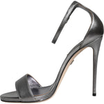 Dolce & Gabbana Silver KEIRA Heels Ankle Strap Sandals Shoes LA11725-38