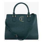 CRISTINAEFFE Green Artificial Leather Women Crossbody Bag CREF-14146