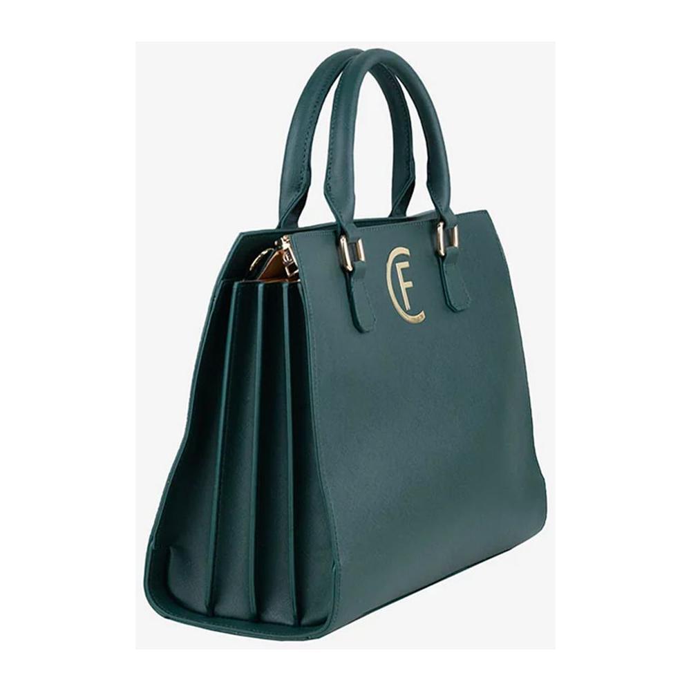 CRISTINAEFFE Green Artificial Leather Women Crossbody Bag CREF-14146
