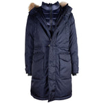 Add Blue Nylon Men Jacket AD-14190-IT50 | L
