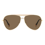 Polaroid Gold Stainless Steel Sunglasses POPLD6200SXY3RAC