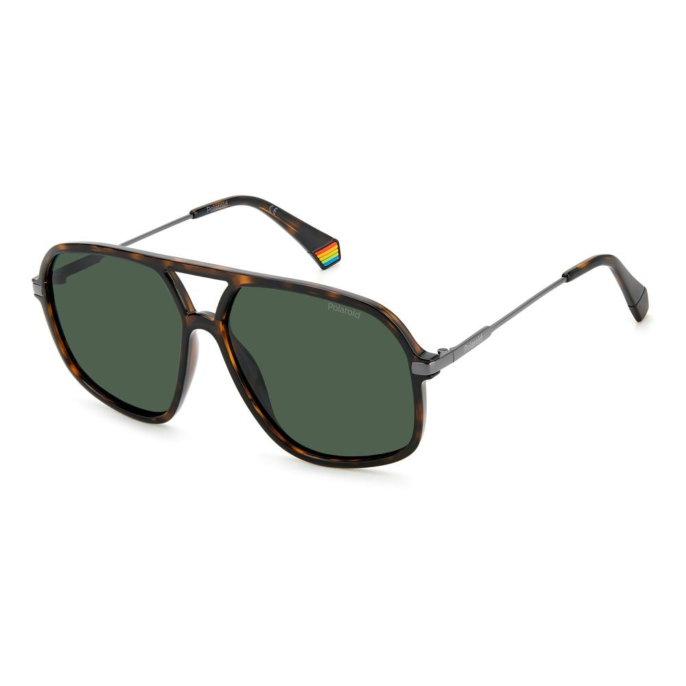 Polaroid Brown Plastic Sunglasses POPLD6182S086UCAC