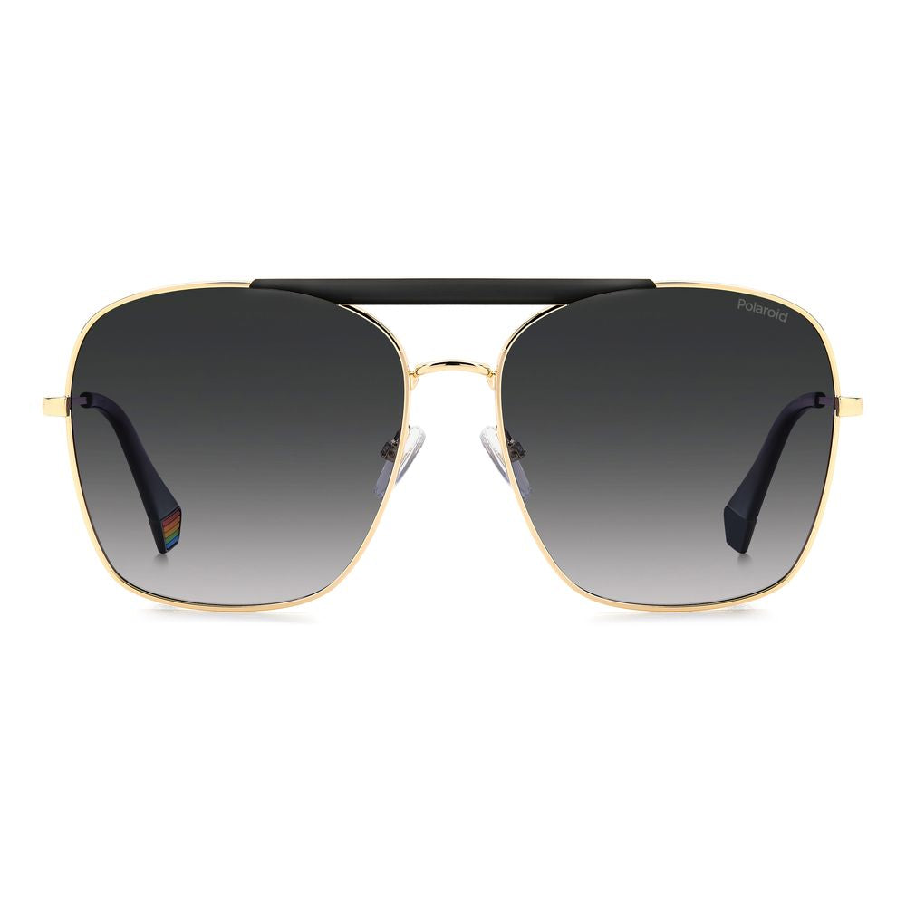 Polaroid Black Metal Sunglasses POPLD6201SXI46F9WJAC