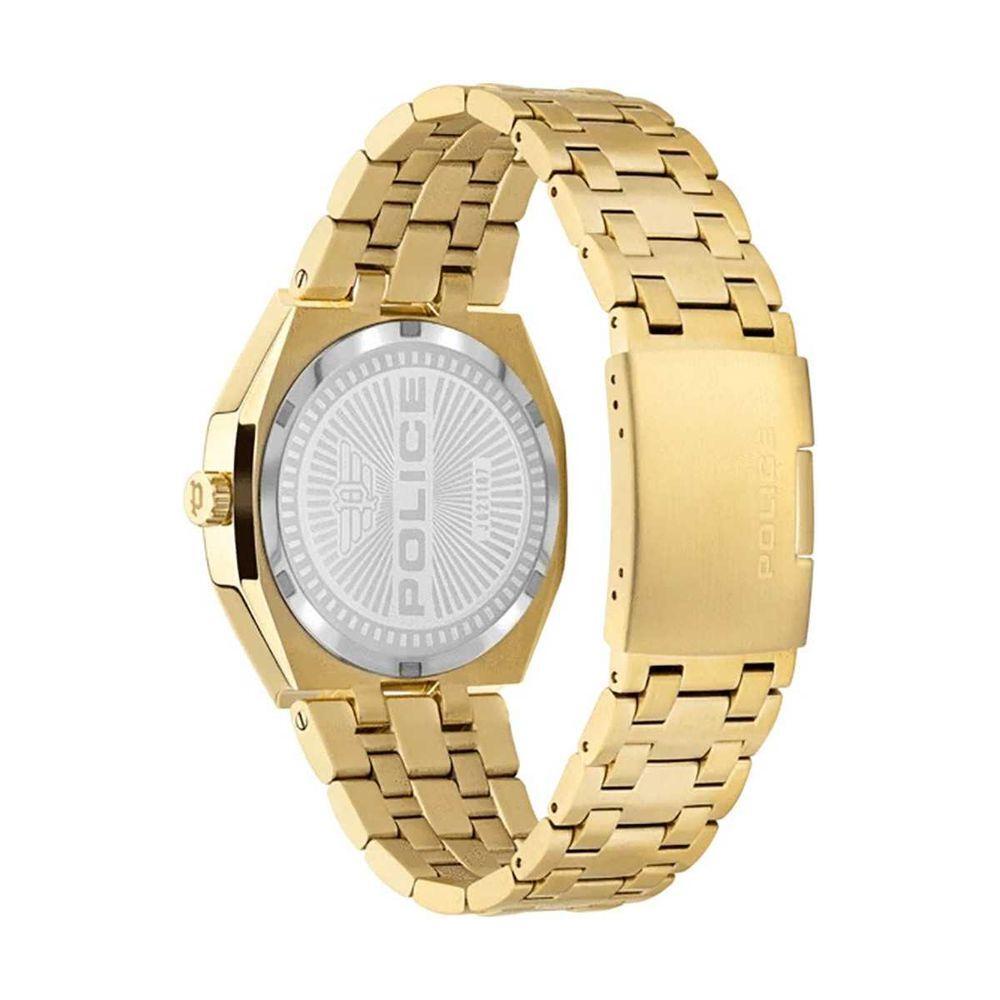 Police Gold Stainless Steel Watch 1728,67434610848,Gold,Men,New with tags,Police,Watches,Watches for Men - Watches POPEWJG2110703AC