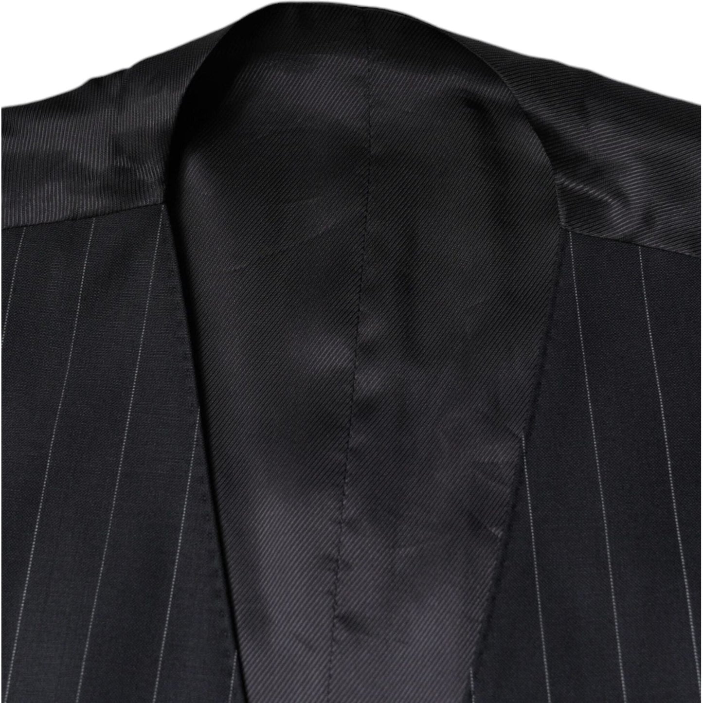 Dolce & Gabbana Black Leather Waistcoat Dress Formal Vest TSH87123-44