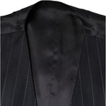 Dolce & Gabbana Black Leather Waistcoat Dress Formal Vest TSH87123-44