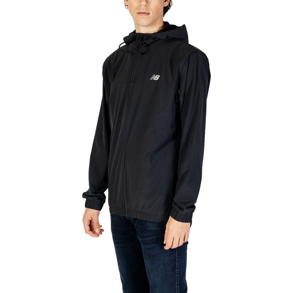 New Balance Black Recycled Polyester Jackets & Coat NE-14883200009-IT48 | L
