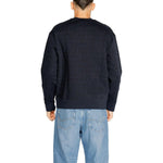 Armani Exchange Blue Cotton Sweatshirt AR-14712800010-IT44 | S