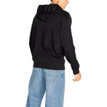 Armani Exchange Black Cotton Hoody AR-14712900009-IT44 | S