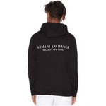 Armani Exchange Black Cotton Hoody AR-4516900009-IT44 | S