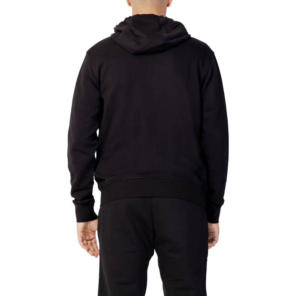 Armani Exchange Black Cotton Hoody AR-9047800009-IT44 | S