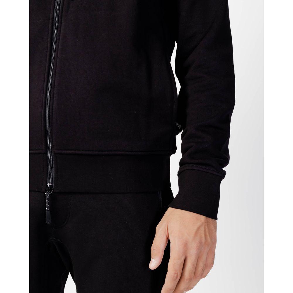 Armani Exchange Black Cotton Hoody AR-9047800009-IT44 | S
