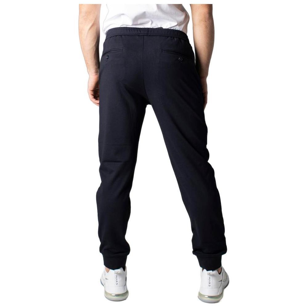 Armani Exchange Blue Viscose Skinny Pant AR-8166100010-IT44 | S