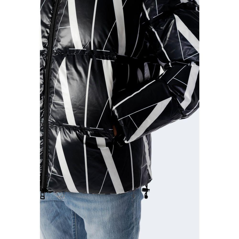 Armani Exchange Black Polyester Jackets & Coat AR-9047700009-IT52 | XL