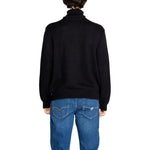 Armani Exchange Black Cotton Turtleneck AR-14713700009-IT44 | S
