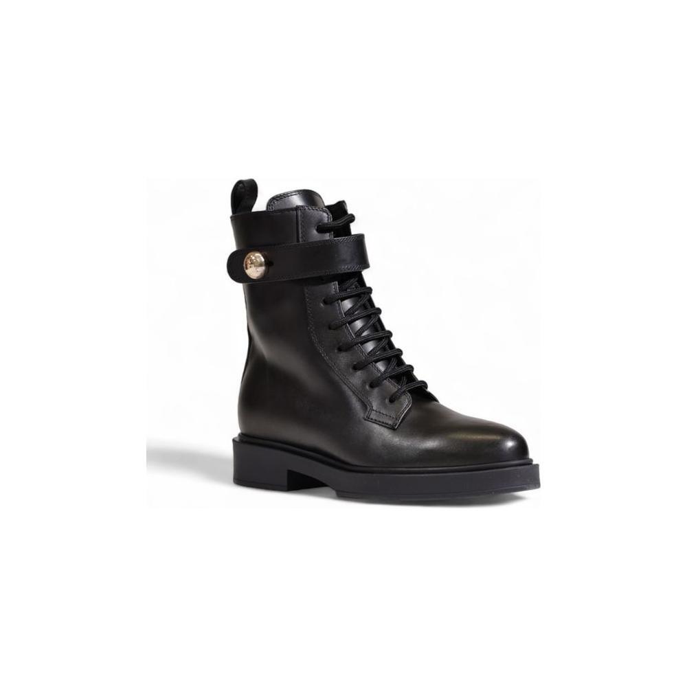 Furla Black Leather Boot 1728,71956299936,Black,Boots - Women - Shoes,EU36/US6,Furla,New with tags,Shoes,Women,Women - Shoes FU-14933200009-EU36/US6