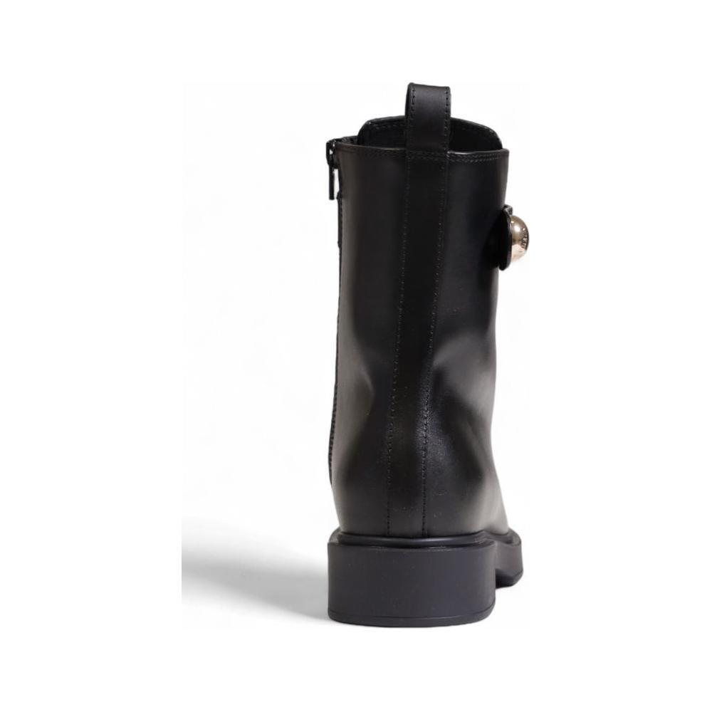 Furla Black Leather Boot 1728,71956299936,Black,Boots - Women - Shoes,EU36/US6,Furla,New with tags,Shoes,Women,Women - Shoes FU-14933200009-EU36/US6