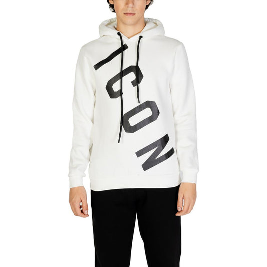 Icon White Cotton Hoody
