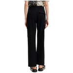 Desigual Black Polyester Cropped Pant DE-13309500009-XL