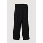 Desigual Black Polyester Cropped Pant DE-13309500009-XL
