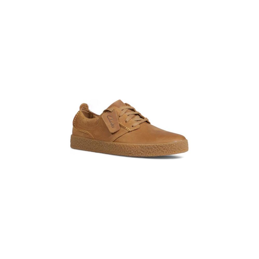 Clarks Beige Suede Leather Oxfords And Derby CL-14722700127-EU41.5/US8.5