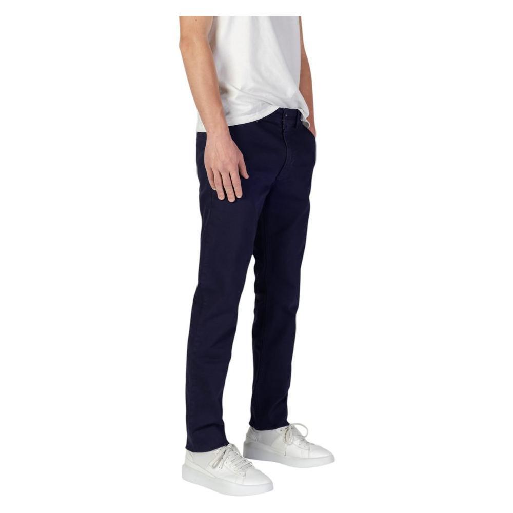 Hugo Boss Blue Cotton Skinny Pant BO-14898800128-W30 | L32