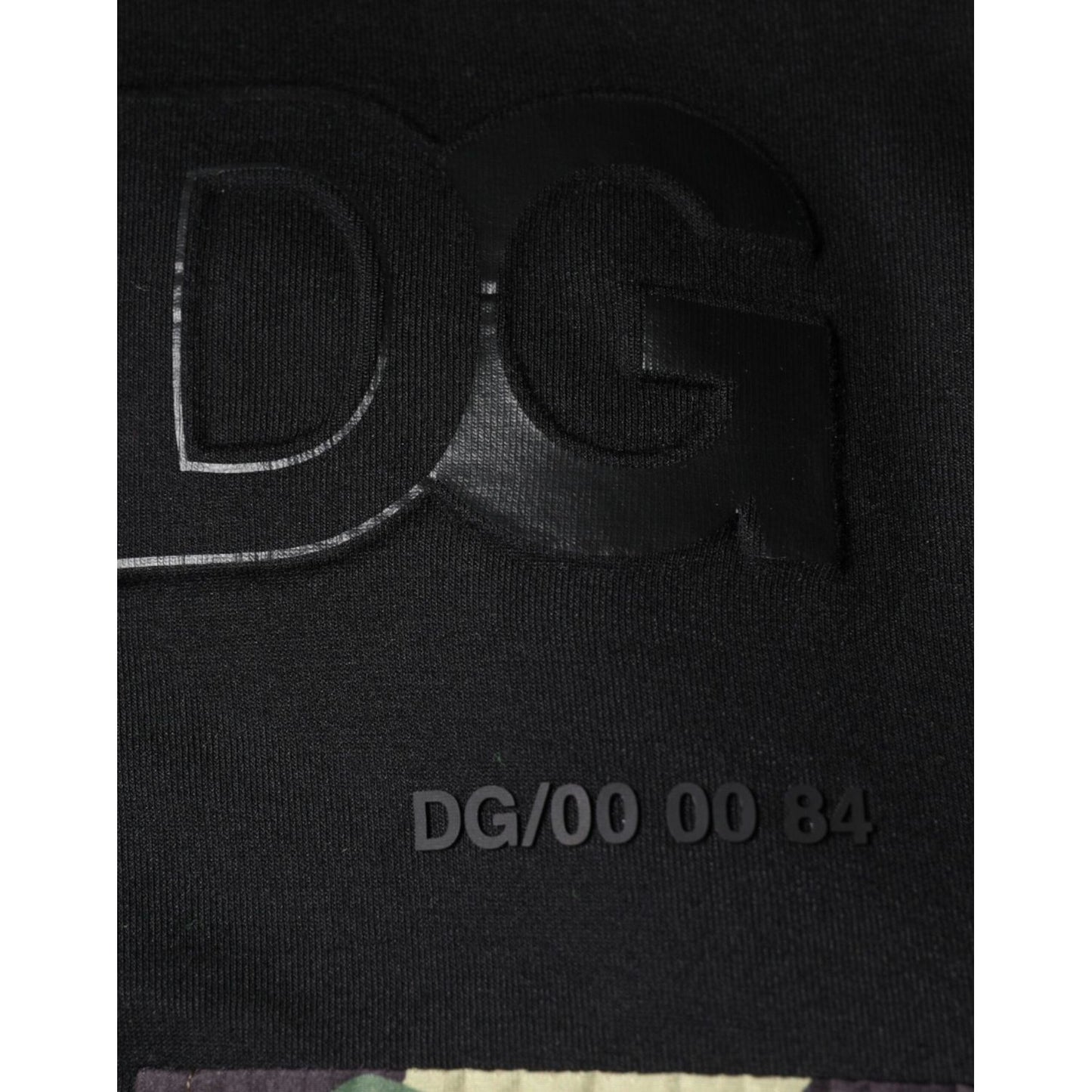 Dolce & Gabbana Black Pocket CottonHooded Sweatshirt Sweater TSH87003-46
