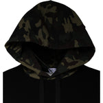 Dolce & Gabbana Black Camouflage Hooded Sweatshirt Sweater TSH87045-50