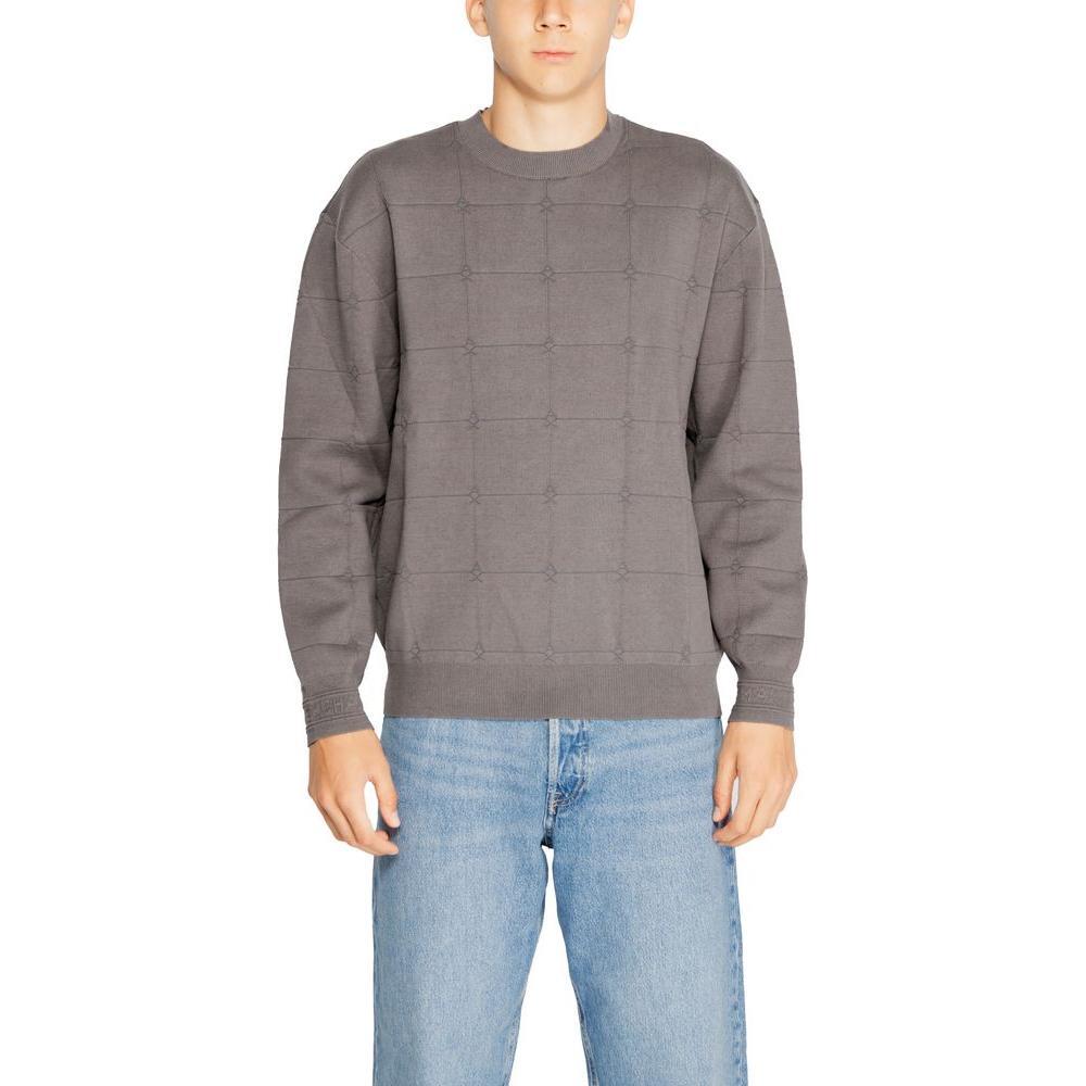 Armani Exchange Gray Cotton Sportswear AR-14712400136-IT42 | XS