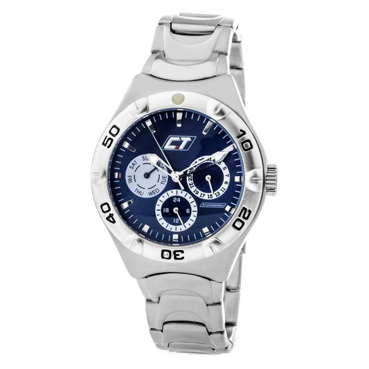 Chronotech Silver Stainless Steel Watch