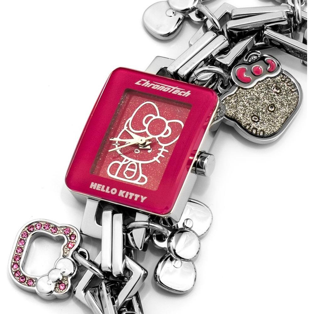 Chronotech Silver Stainless Steel Bracelet Watch