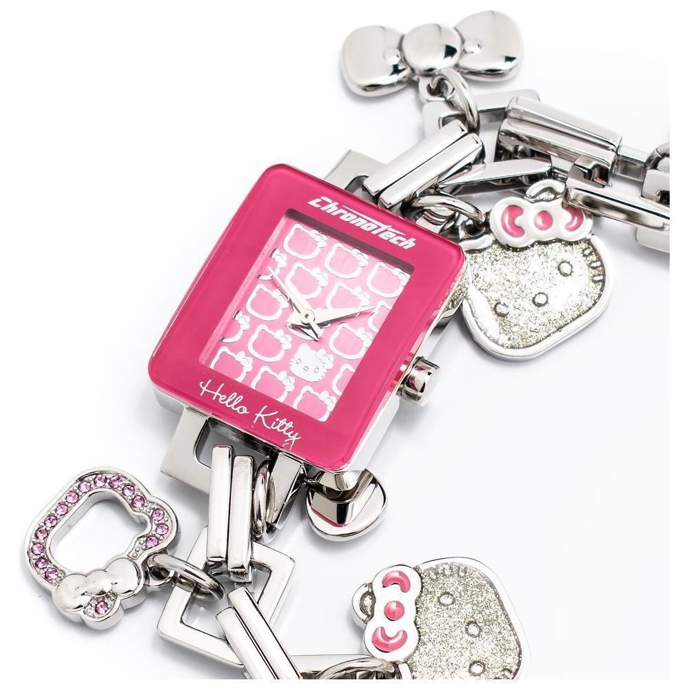 Chronotech Silver Stainless Steel Bracelet Watch