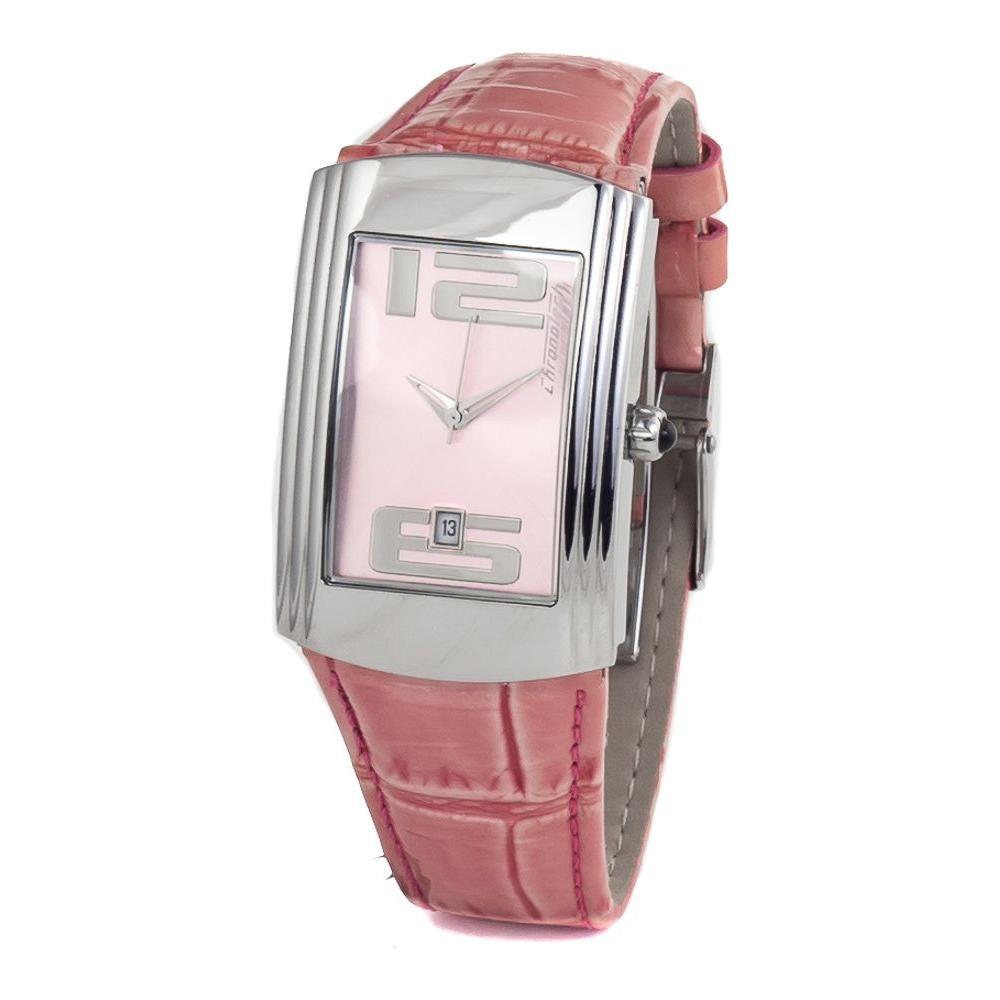 Chronotech Multicolor Leather Dress Watch