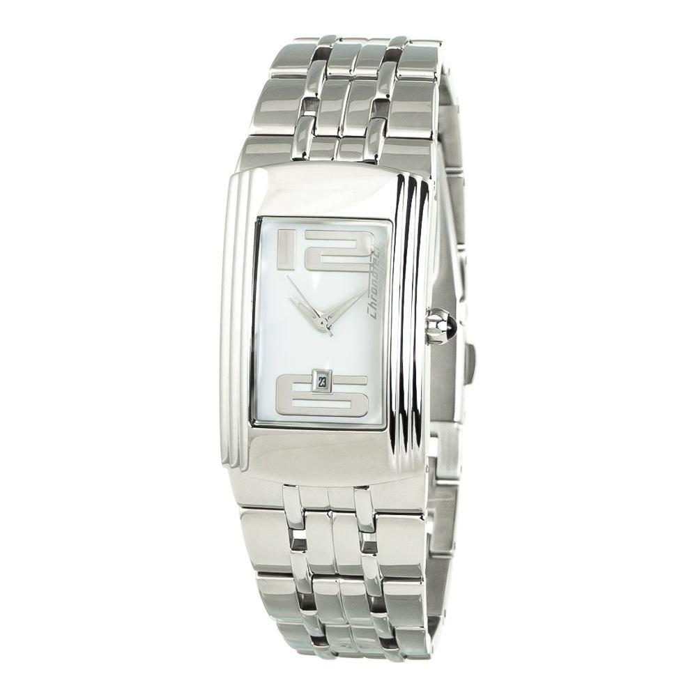 Chronotech Silver Stainless Steel Dress Watch