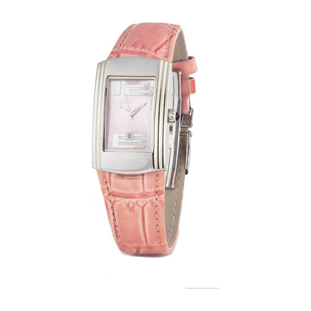 Chronotech Multicolor Leather Dress Watch