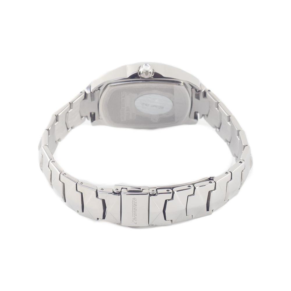 Chronotech Silver Stainless Steel Dress Watch