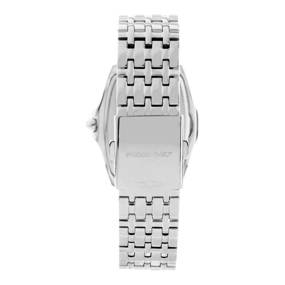 Chronotech Silver Stainless Steel Dress Watch