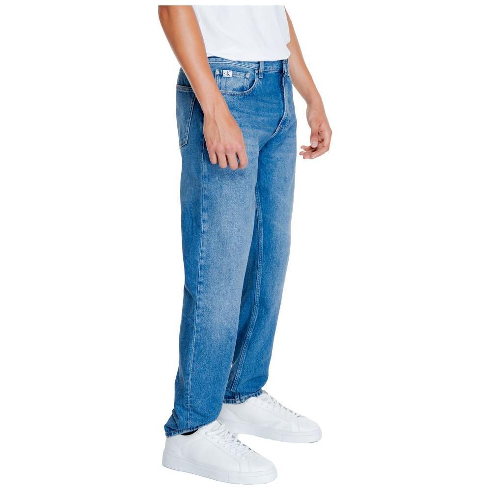 Calvin Klein Jeans Light Blue Cotton Relaxed Fit Jean CA-14569300236-W33 | L32