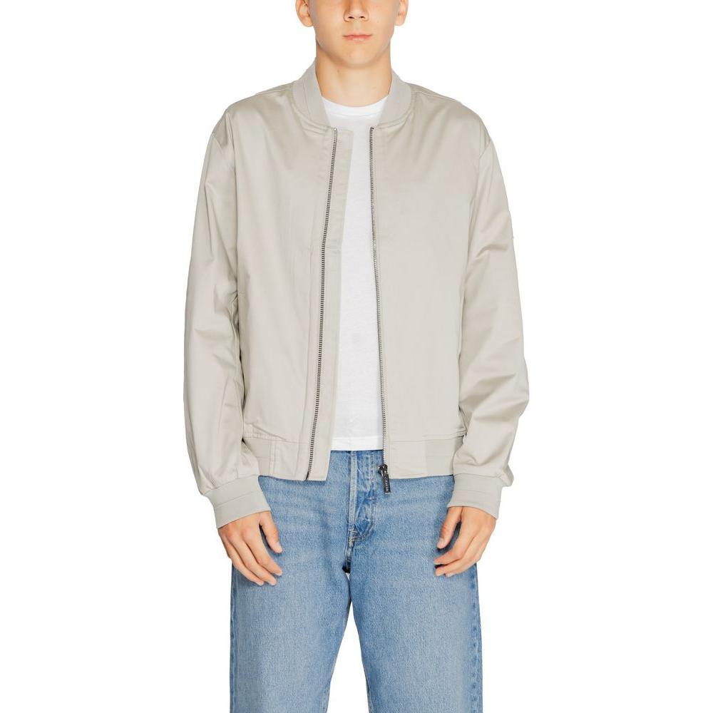 Calvin Klein Gray Organic Cotton Jackets & Coat CA-14571300136-IT46 | M