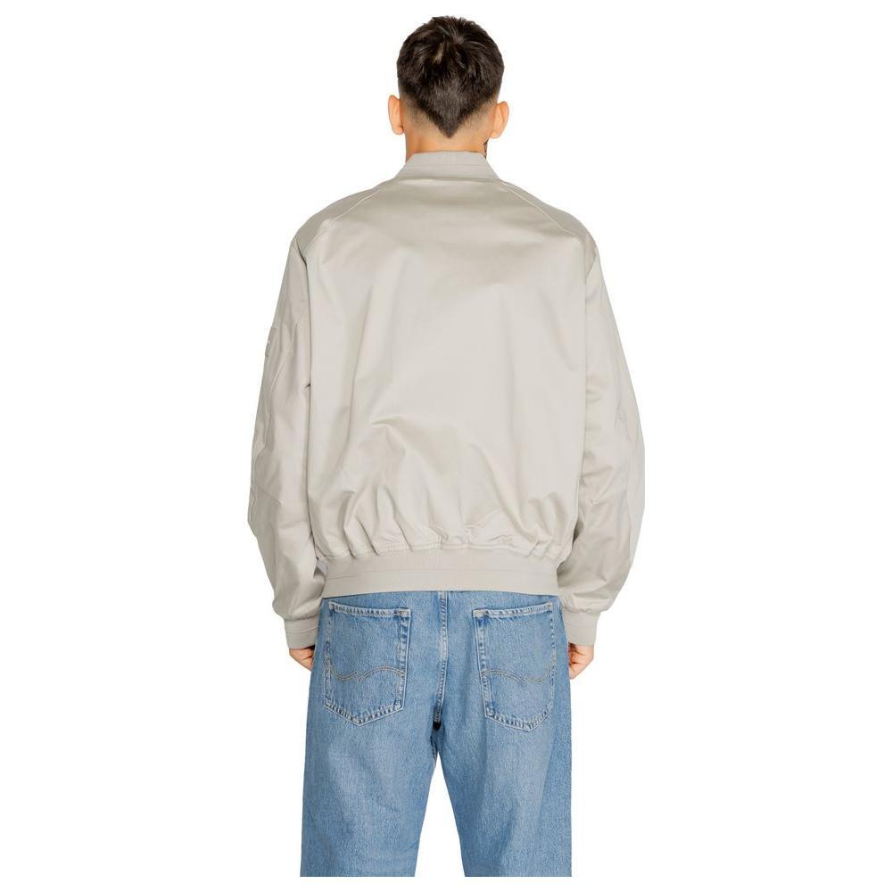 Calvin Klein Gray Organic Cotton Jackets & Coat CA-14571300136-IT46 | M