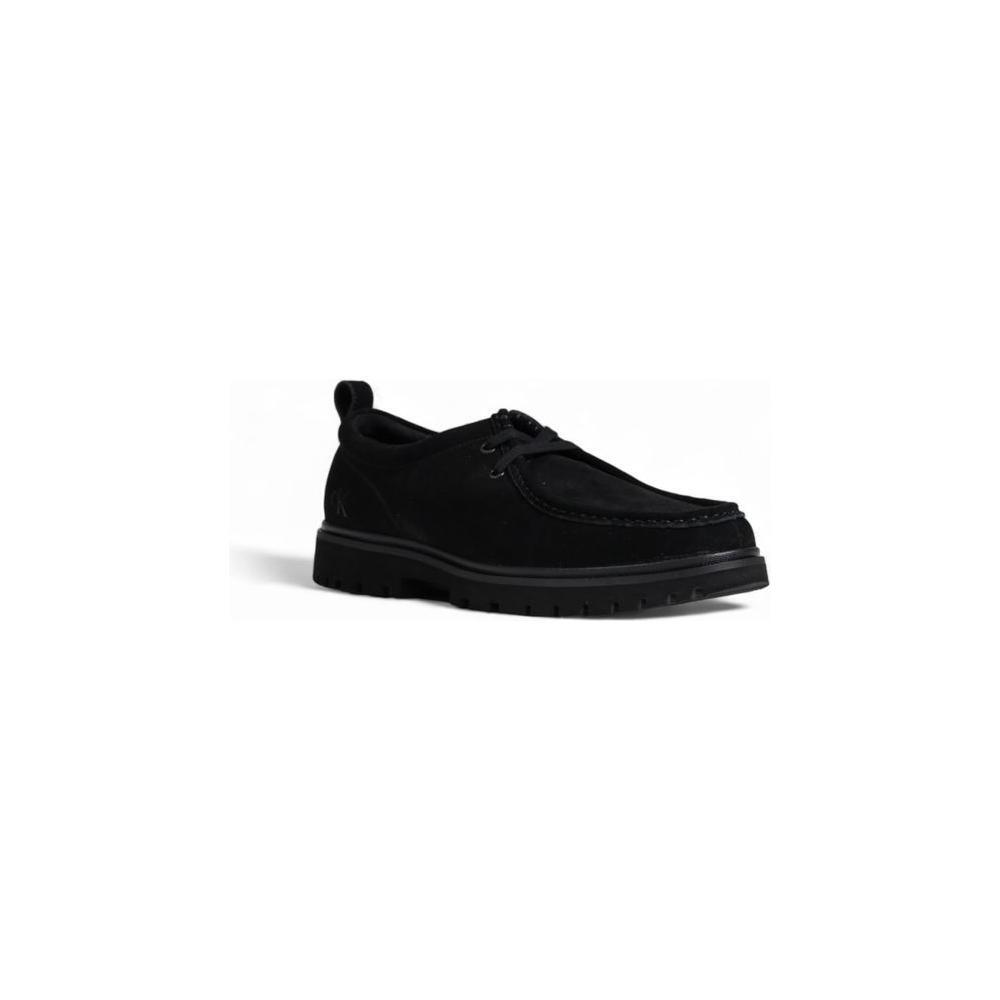 Calvin Klein Jeans Black Suede Leather Oxfords And Derby CA-14578500009-EU45/US12