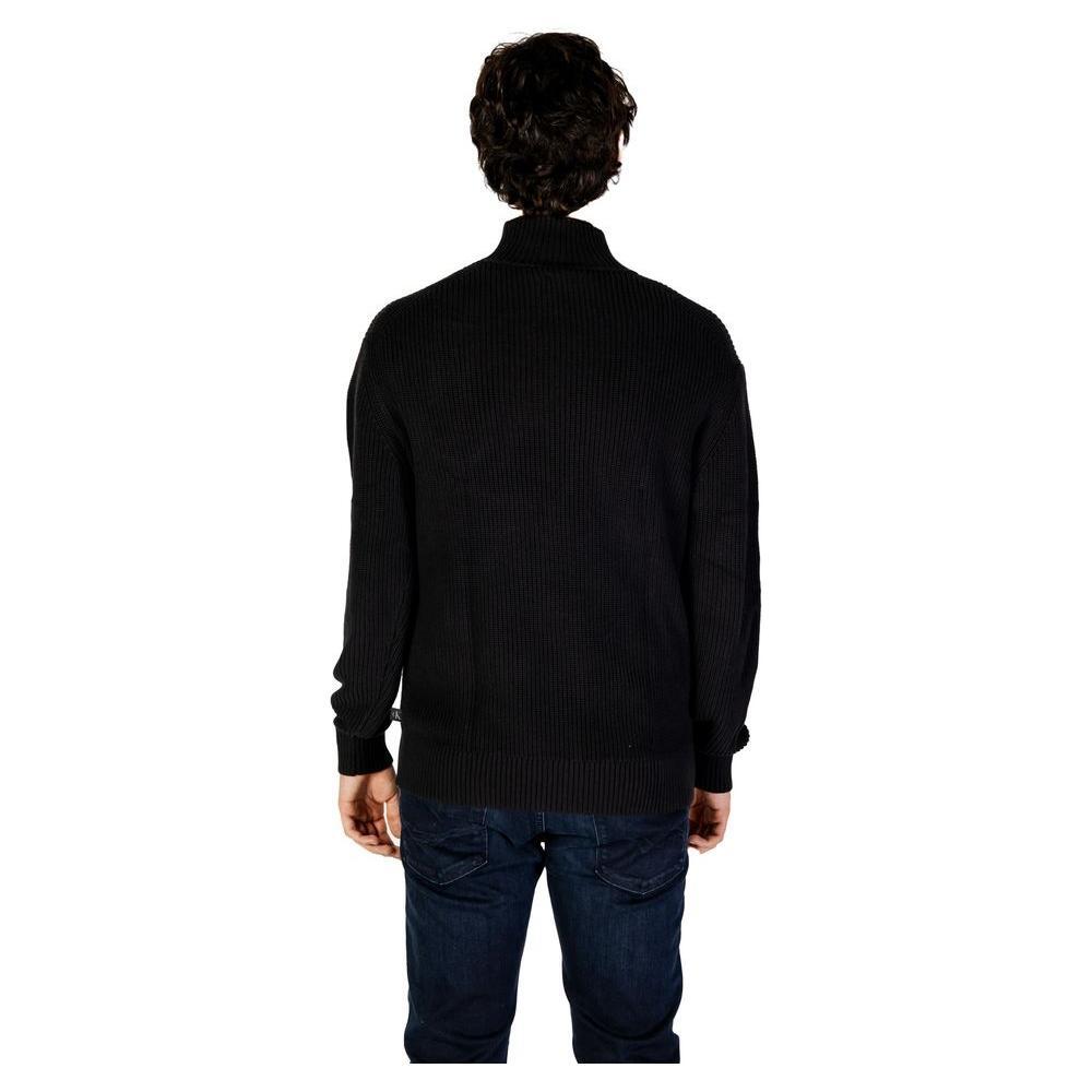 Calvin Klein Jeans Black Cotton Sweater CA-14580900009-IT46 | M