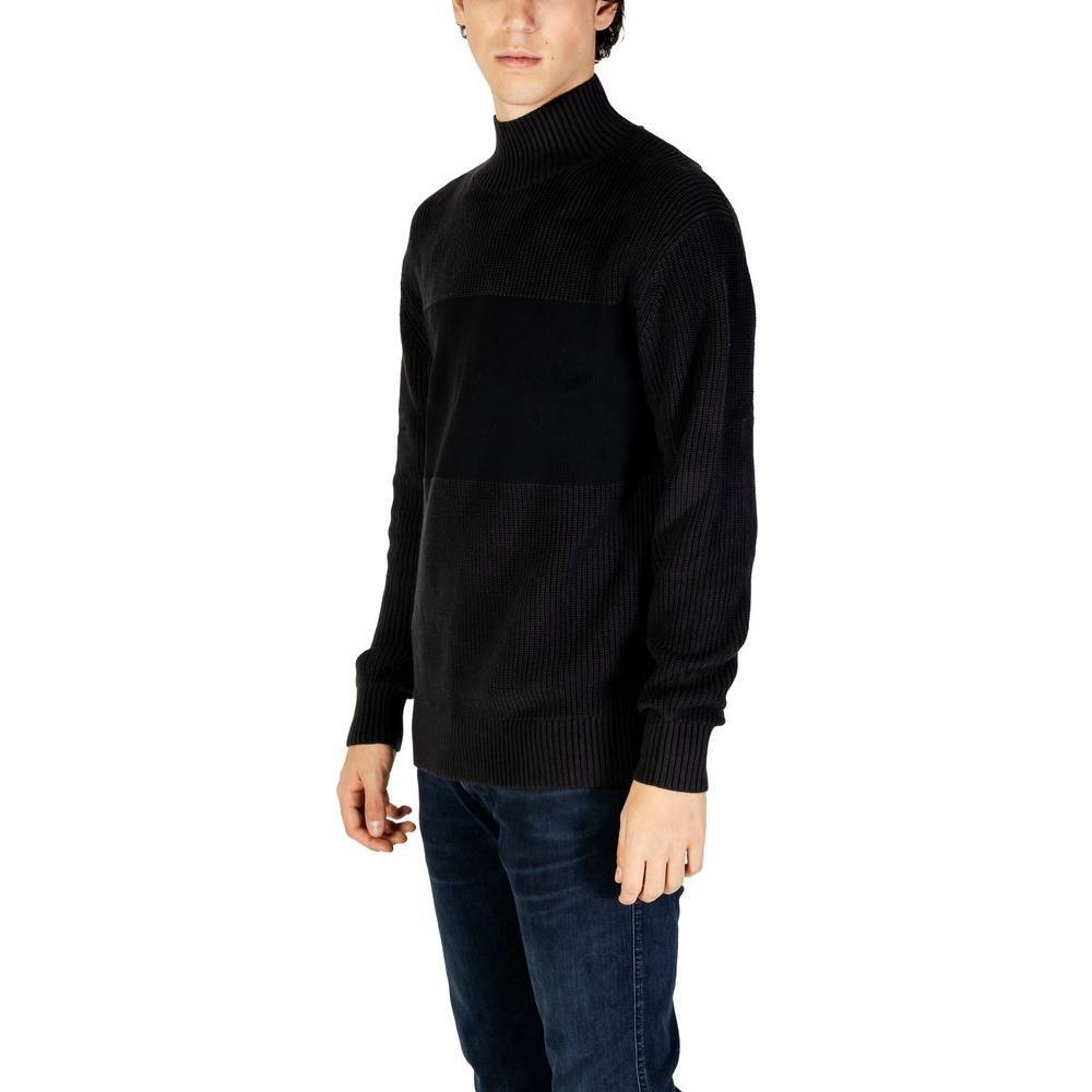 Calvin Klein Jeans Black Cotton Sweater CA-14580900009-IT46 | M